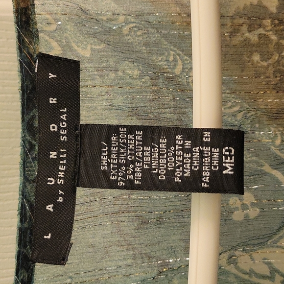 Laundry by Shelli Segal, size M, blue top with blue lining - Picture 6 of 7